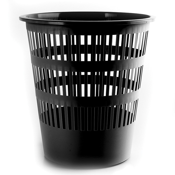 KOŠ ZA SMETI PP 12L ČRN