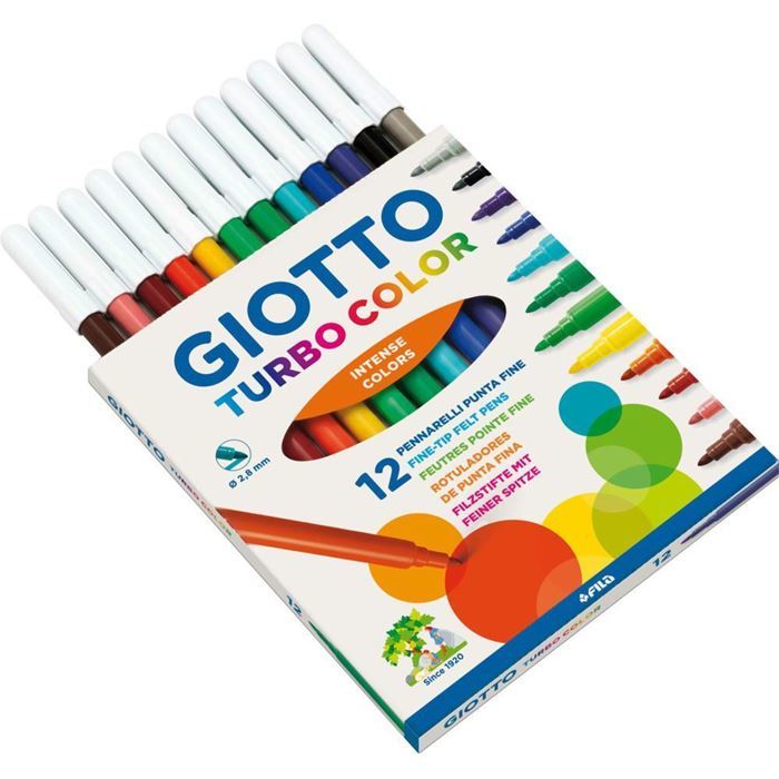 FLOMASTRI GIOTTO 416000 TURBO COLOR 12/1
