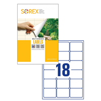 ETIKETE SOREX 63,5X46,6MM 100/1
