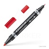 MARKER LUMOCOLOR 348 DUO RDEČ