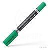 MARKER LUMOCOLOR DUO 348 ZELEN