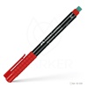 FLOMASTER FC OHP PLUS M RDEČ