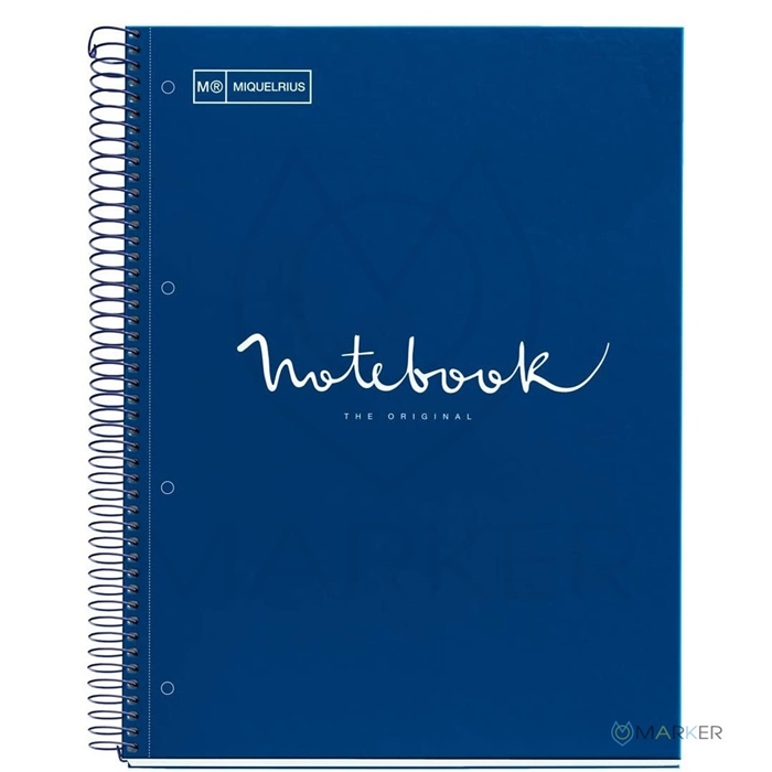 ZVEZEK A4 NOTEBOOK TP ČRTAST 80L TEMNO MODER