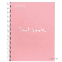 ZVEZEK A4 NOTEBOOK TP ČRTAST 80L ROZA