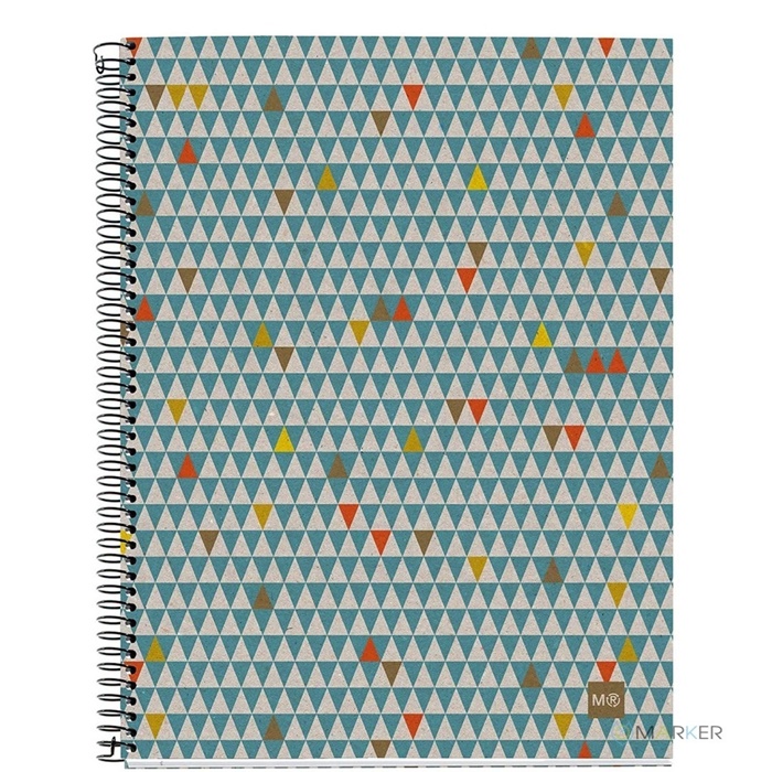 ZVEZEK A4 ECO TRIANGES ČRTAST 80G 120L