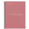 ZVEZEK A4 NOTEBOOK ECO ČRTAST 80L TEMNO ROZA