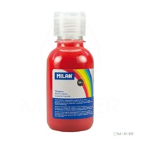 TEMPERA BARVA MILAN 125ML RDEČA