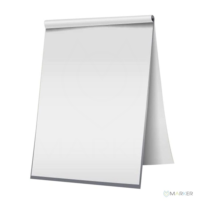 FLIPCHART BLOK BREZČRTEN PAPIR 65x100 50L