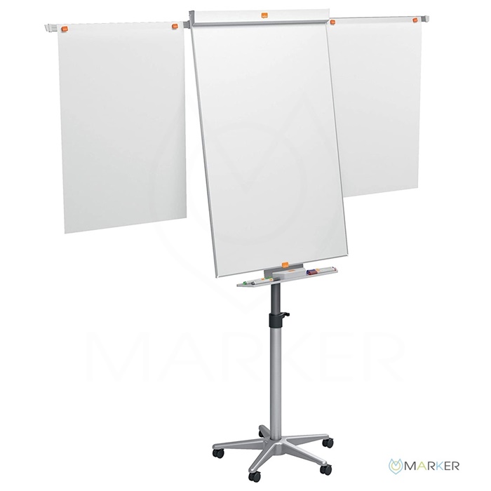 FLIPCHART TABLA NA KOLEŠČKIH PRO MOBILE +NOSILCA 70x100