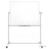 Tabla magnetna mobilna na koleščkih bela dvostranska Nobo Classic 90 x 120 cm
