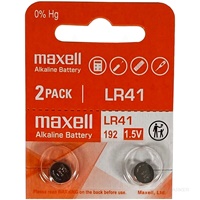 BATERIJA LR41 MAXELL ALKALNA 2/1