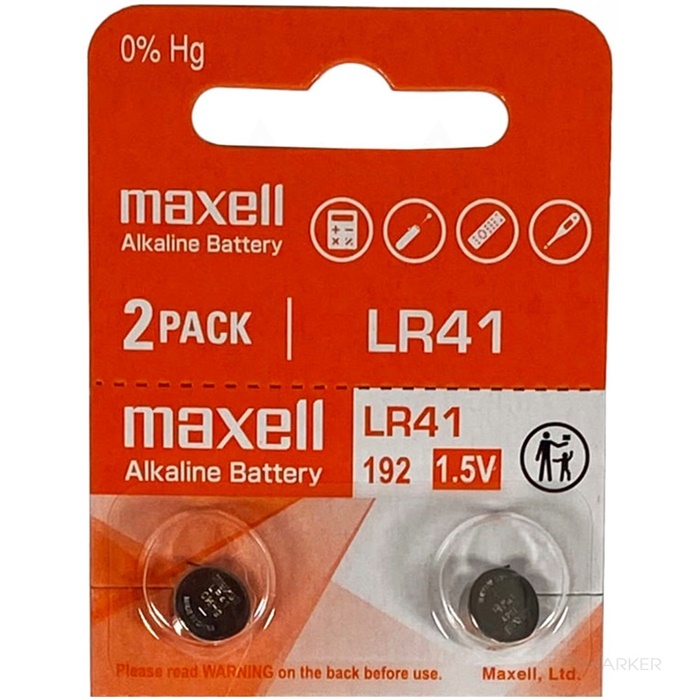 BATERIJA LR41 MAXELL ALKALNA 2/1