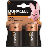BATERIJA D LR20 DURACELL PLUS 100% EXTRA 2/1