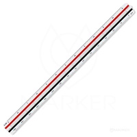 TRIROBNO RAVNILO COLLEGE F RAZMERNIK 30CM