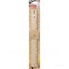 Ravnilo Aristo Geo College leseno 30 cm