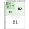 KUVERTA B6 STRIP 120x176 MODRA