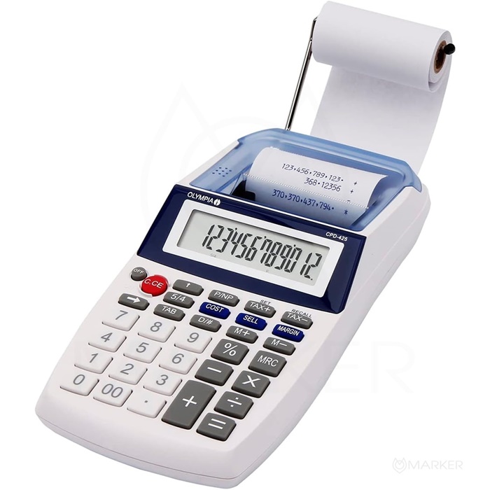 Kalkulator z izpisom Olympia CPD 425
