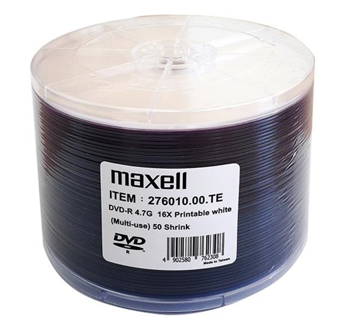 DVD-R 4,7GB 16X PRINTABLE 50/1