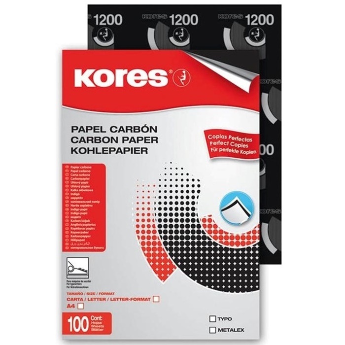 INDIGO PAPIR A4 KARBON ČRN 100/1