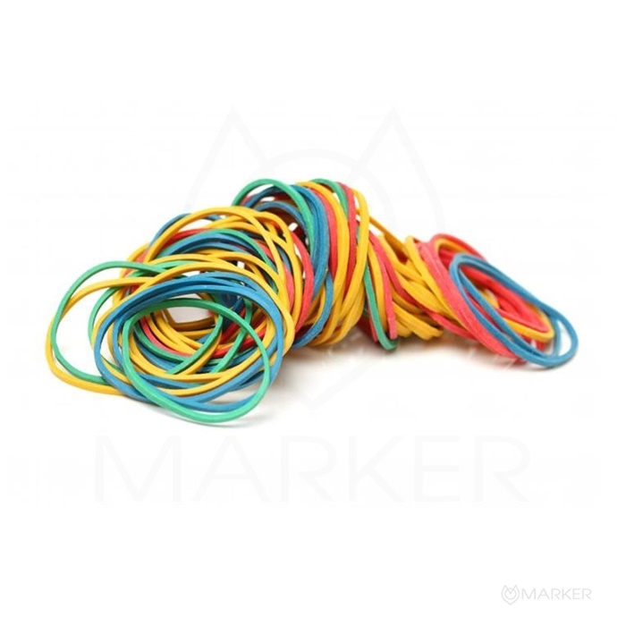 ELASTIKE OFFICE 45MM BARVNE 50G