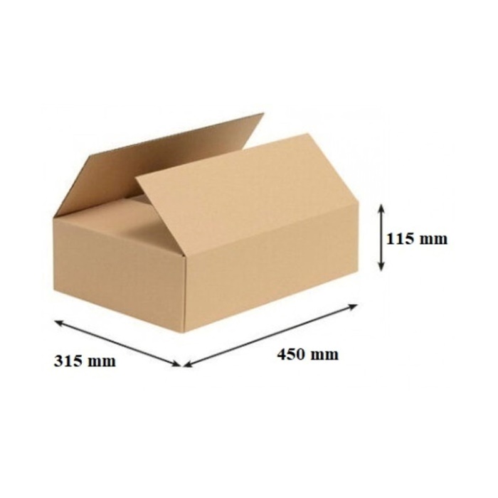 KARTONSKA ŠKATLA PETSLOJNA A3+ 450x315x115