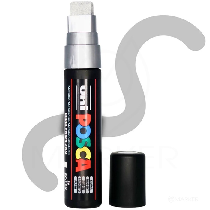 MARKER POSCA PC-17K SREBRN