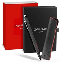 CARAN D'ACHE ECRIDOR™ RACING Ballpoint Pen & Leather Case