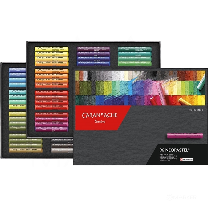 OLJNI PASTELI CARAN D'ACHE NEOPASTEL SET 96 BARV