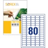 ETIKETE SOREX 35,6x16,9 100/1