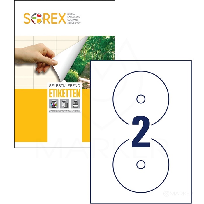 ETIKETE SOREX ZA CD 117 100/1