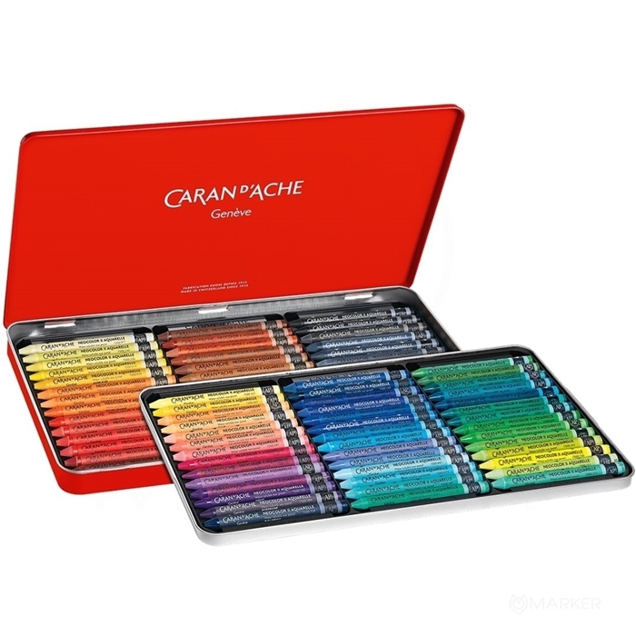 CARAN D'ACHE NEOCOLOR II AQUARELLE PASTELS SET 84