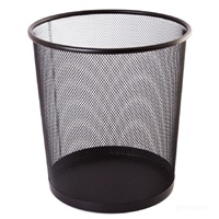 KOVINSKI KOŠ ZA SMETI 19L ČRN