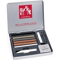 ART BY CARAN D'ACHE ARTIST SKETCHING SET 10/1