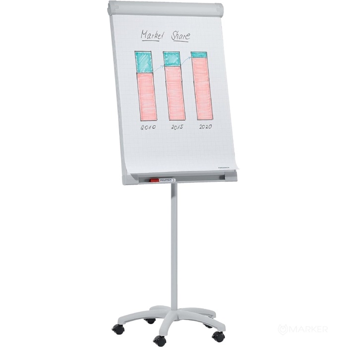 FLIPCHART TABLA MAGNETNA NA KOLEŠČKIH 67x95