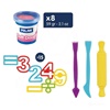 PLASTELIN SOFT DOUGH SET 8 POSODIC 59G ŠTEVILKE 37/1