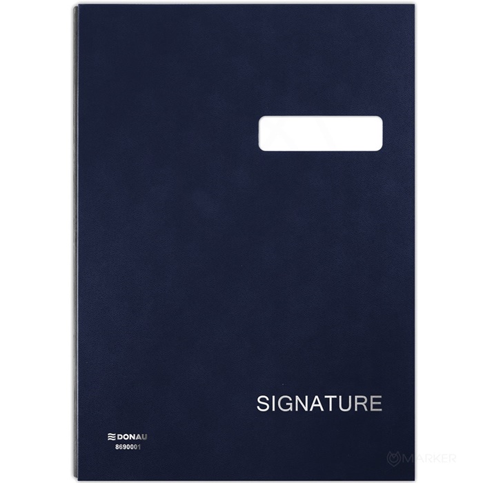 PODPISNA MAPA A4 SIGNATURE MODRA