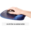 PODLOGA ZA MIŠKO Z NASLONOM ZA ZAPESTJE SPOMINSKA PENA ERGO MODRA