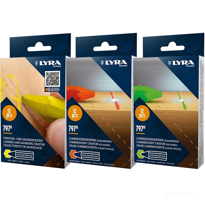 KREDA LYRA 797 4870313 FLUO ORANŽNA 12/1