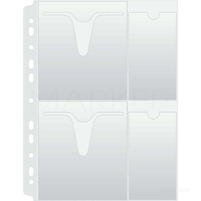 VLOŽNA MAPA PP A4 160MIC ZA 4 CD/DVD