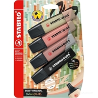FLOMASTRI STABILO BOSS ORIGINAL NATURE COLORS SET 4 BARV