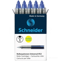 MODRE BOMBICE - VLOŽKI SCHNEIDER  852 5/1 ZA NALIVNO PERO, BREZZE, BASE SENSO, BASE BALL, ONE CHARGE