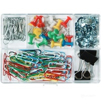 PISARNIŠKI MIX SPONKE IN ŽEBLJIČKI OFFICE SET 153/1