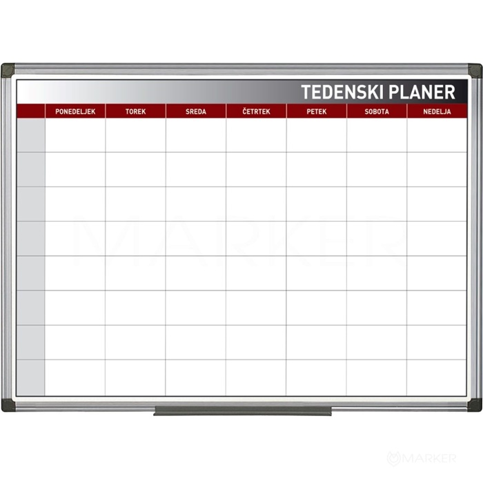 TABLA OFFICE TEDENSKI PLANER 60x90
