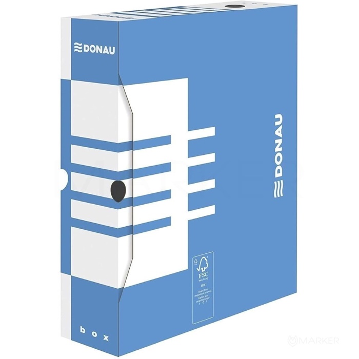 ŠKATLA ARHIVSKA BOX A4/80 MODRA