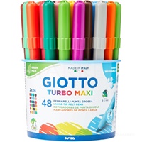 FLOMASTRI TURBO MAXI V LONČKU 48 BARV