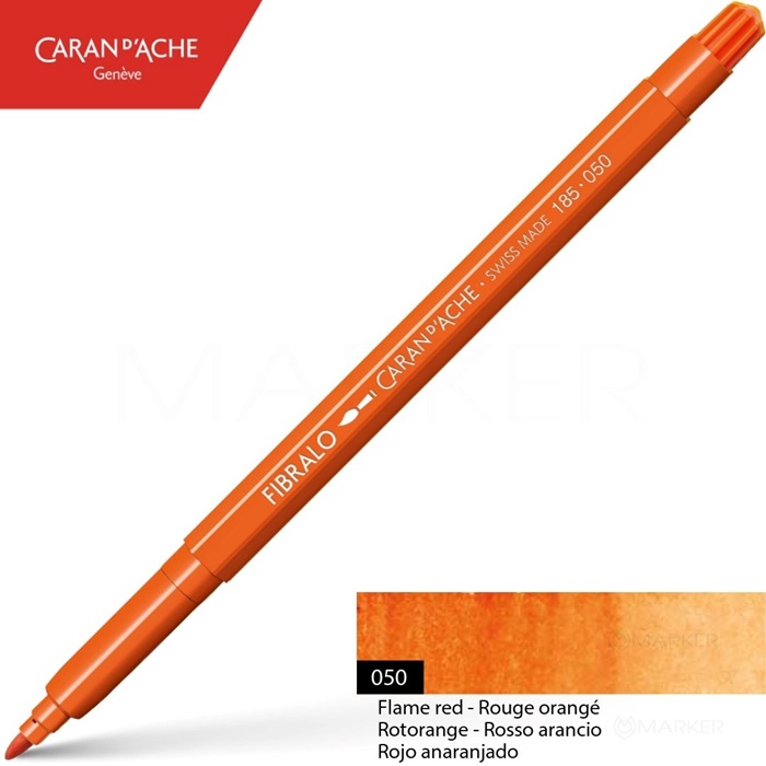 FLOMASTER CARAN D'ACHE FIBRALO 050 FLAME RED