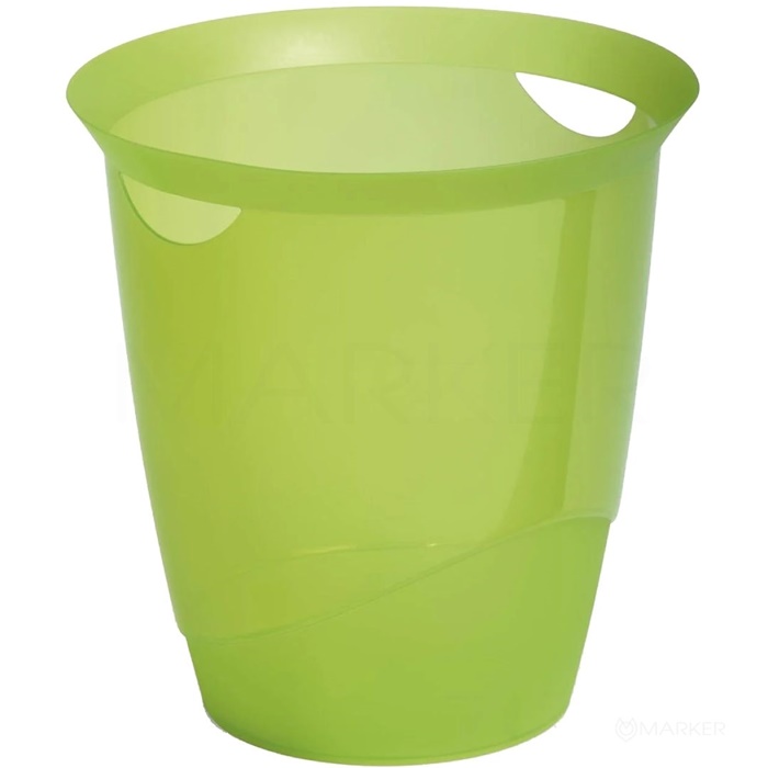 KOŠ ZA SMETI TREND 16L PROSOJNO ZELEN