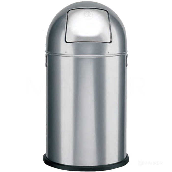 KOŠ ZA SMETI KROMIRAN 20L SREBRN