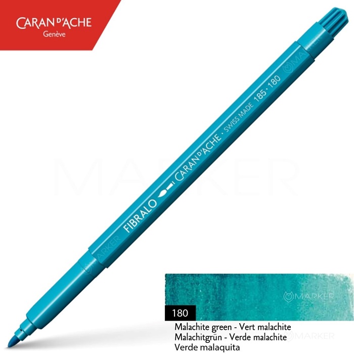 FLOMASTER CARAN D'ACHE FIBRALO 180 MALACHITE GREEN