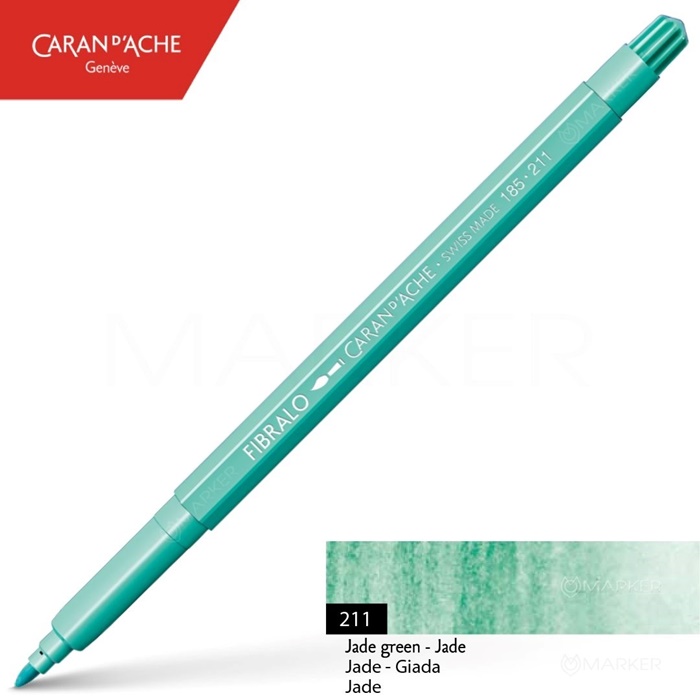 FLOMASTER CARAN D'ACHE FIBRALO 211 JADE GREEN
